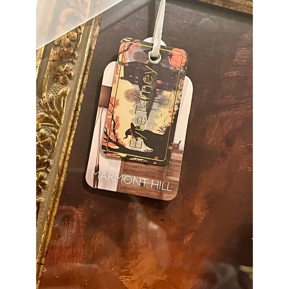 Marmont Hill Halloween Stacked Books Candle Witch Hat Bronze Wall Art Decor - Picture 3 of 3